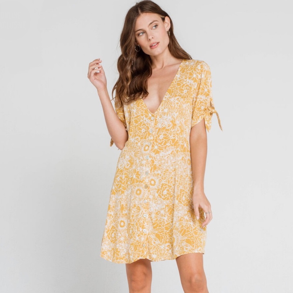 RIPCURL Golden Days Floral Dress NWOT Size M